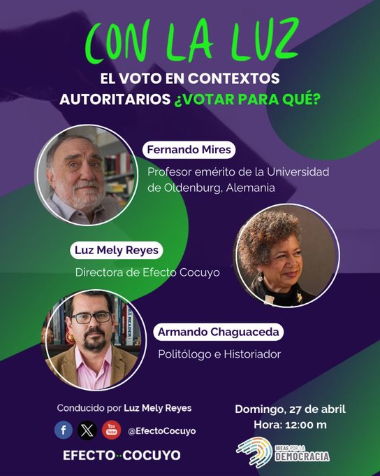 El voto en contextos autoritarios o votar para qué